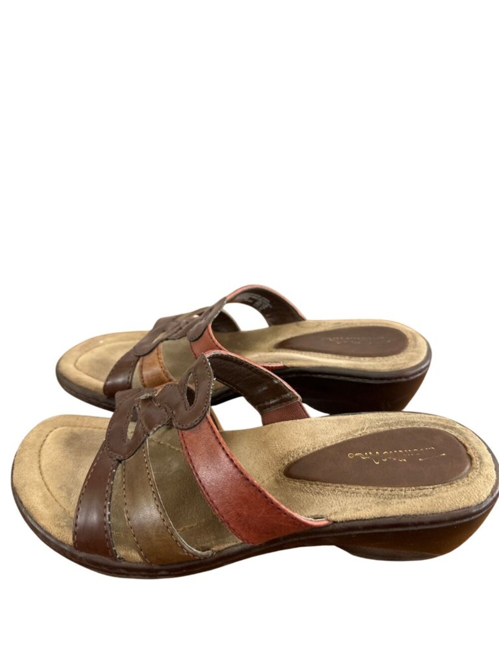 Thom McAn 6.5W Women’s Open Toe Scandal Brown